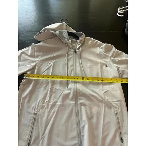 Vuori Women's Windbreaker Light Gray size M - Picture 6 of 7